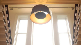 Custom oversize lampshade pendant