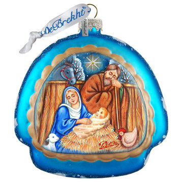 Manger Nativity Ornament