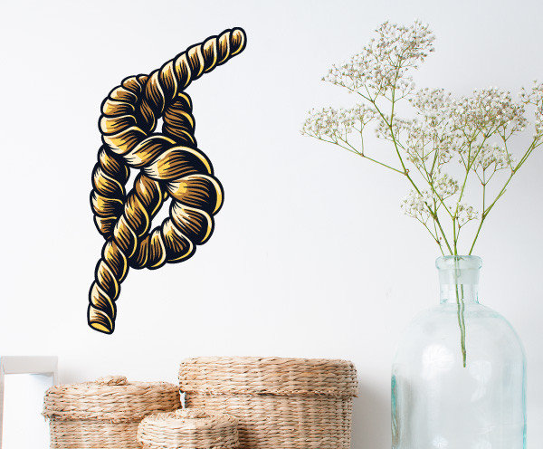 Symbol Rope Vinyl Wall Decal SymbolRopeUScolor005, 6 in. - Contemporary ...
