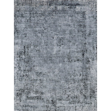 Intrigue Power Loomed Polyester and Acrylic Gray/Multi Area Rug