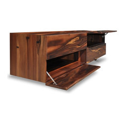 Water Tank Redwood Media Console - Entertainment Centers And Tv Stands