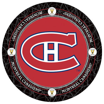 NHL Vintage Padded Swivel Barstool, Montral Canadiens