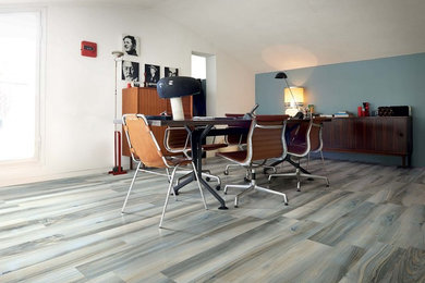 Home office - rustic home office idea in Philadelphia