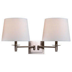 Transitional Swing Arm Wall Lamps by Kenroy Home