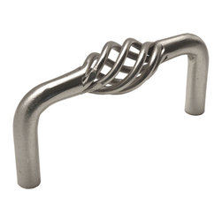 Cosmas - Cosmas 9992-030 Birdcage Cabinet Pull, Satin Nickel - Cabinet And Drawer Handle Pulls