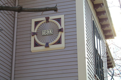 Example of an ornate exterior home design in Boston