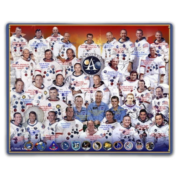 Apollo Astronauts Classic Metal Sign