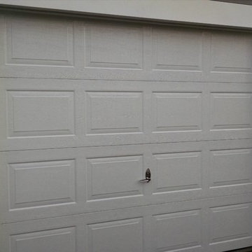 White Sectional Overhead Garage Door