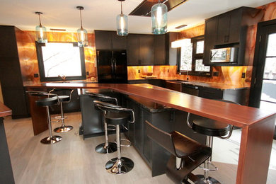 Kitchen - modern kitchen idea in Calgary