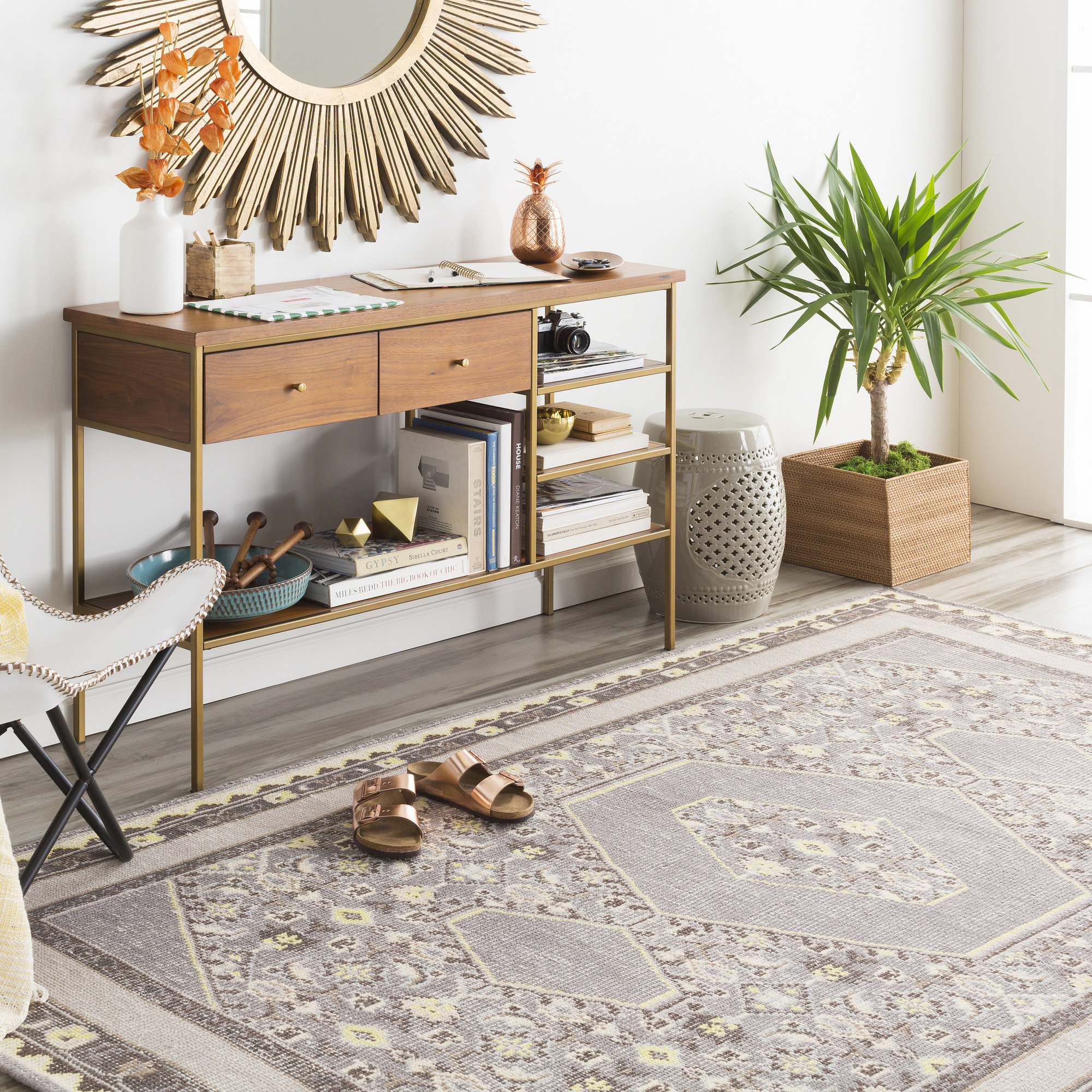 Zahra Area Rug, 8' x 11' - Mediterranean - Area Rugs - by RolledRugs ...