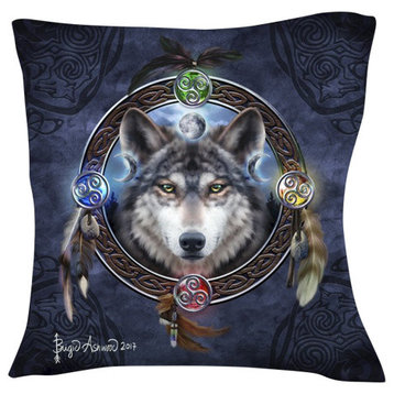 Celtic Wolf Guide Pillow