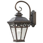 Elk Home - Elk Home 8501EW/70 Mendham - One Light Small Outdoor Coach Lantern - Style: Vintage Charm  Shade IncMendham One Light Sm Hazelnut Bronze Clea *UL Approved: YES Energy Star Qualified: n/a ADA Certified: n/a  *Number of Lights: Lamp: 1-*Wattage:75w A19 Medium Base bulb(s) *Bulb Included:No *Bulb Type:A19 Medium Base *Finish Type:Hazelnut Bronze