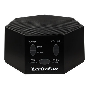 Lectrofan ASM1007B Black Fan Sound And White Noise Machine
