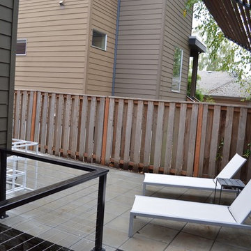 Cantilevered Hardwood Awning