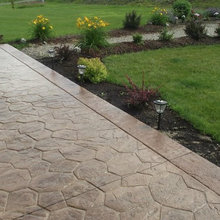 Exterior patio and steps