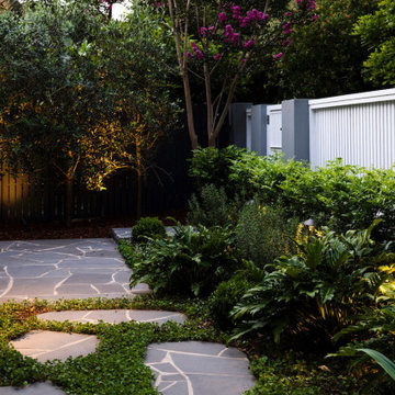 Backyard Transformation in Sherman Oaks - Pool, Kitchen Area & Paving