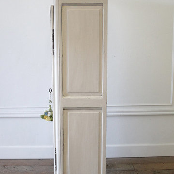 Early 19th Century Petite Painted Country French Cupboard