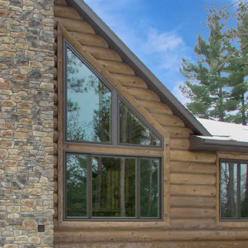 Concrete Log Siding Homes