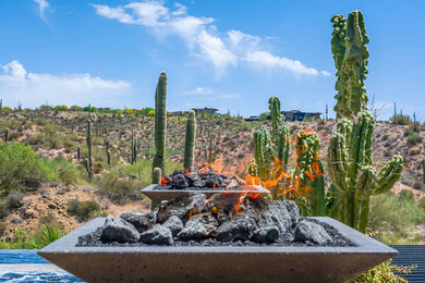 This is an example of a mid-sized contemporary landscaping in Phoenix.
