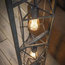 Winston Floor Lamp 4X Cubic Tower, Industrial Design
