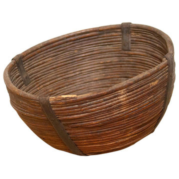 Vintage Farmhouse Wicker Basket-Sundarbons
