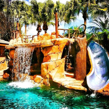 Custom Rock Waterfalls