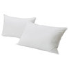 Cotton Sateen Down Alternative Twin Pack Pillow, King, Medium Density