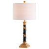 Camilla Resin LED Table Lamp, Antique Gold, Black, 28.5"