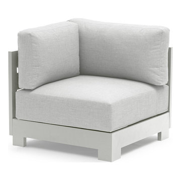 Outdoor & Patio Seating Furniture - Corner Sky Sofa Chair - White