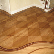 Wood Flooring Custom Paint Work