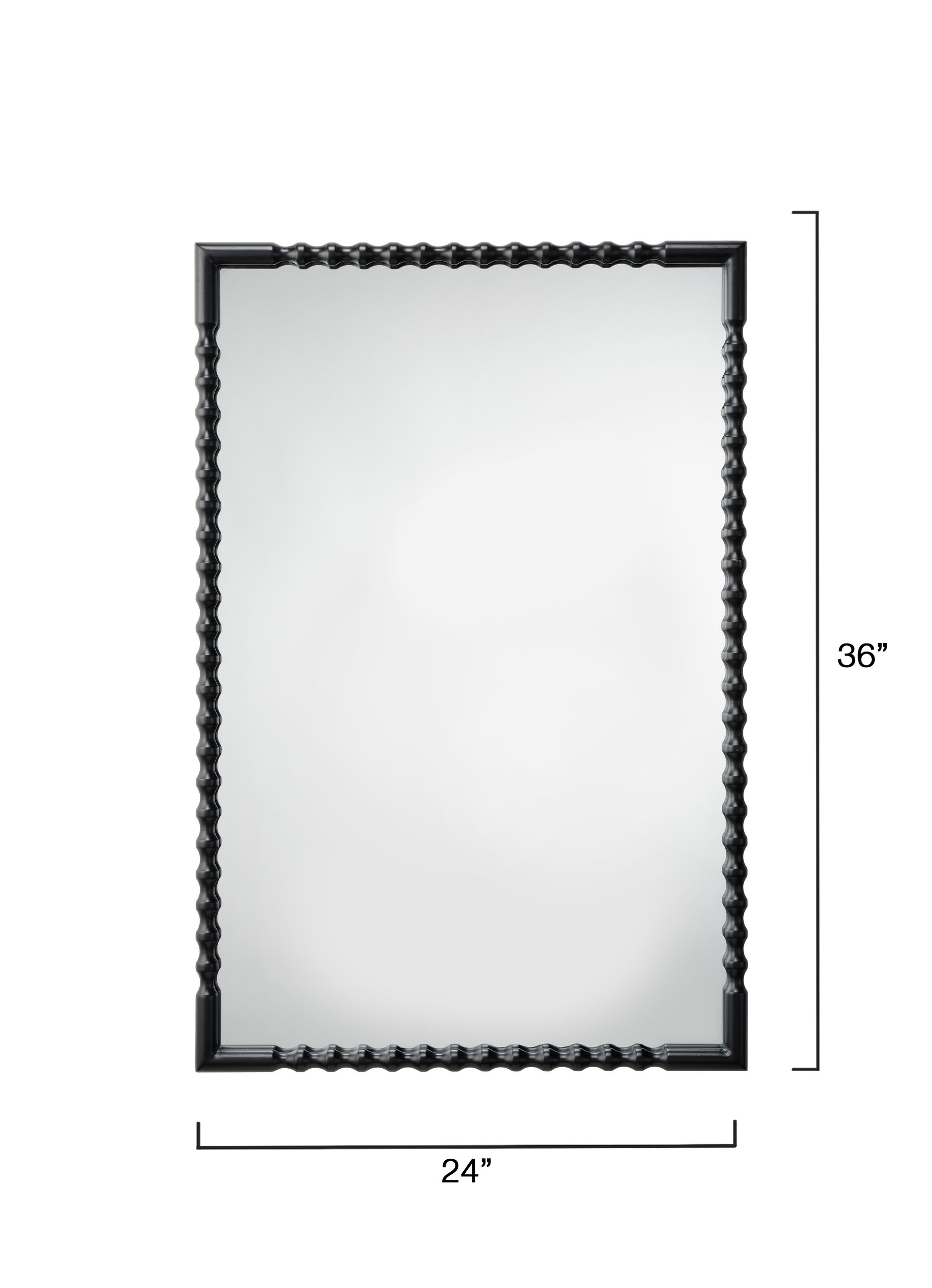Particle Iron Rectangle Wall Mirror