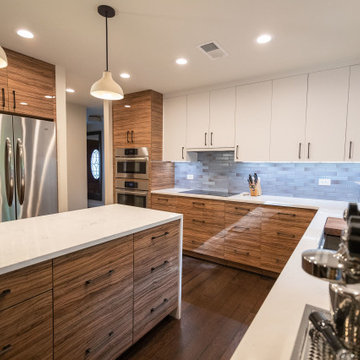 Tiger Stripe Kitchen Cabinets