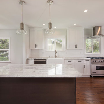 Complete remodeling of a 1920's hillside home in Glendale