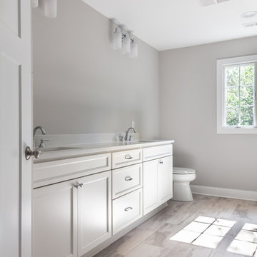Large Double Vanity and Bathroom Storage