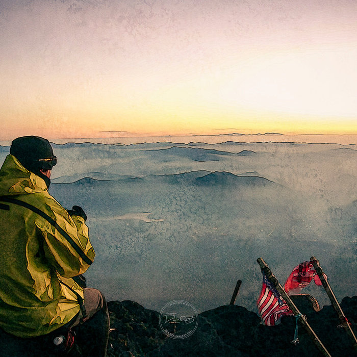 Top of Mt Fuji