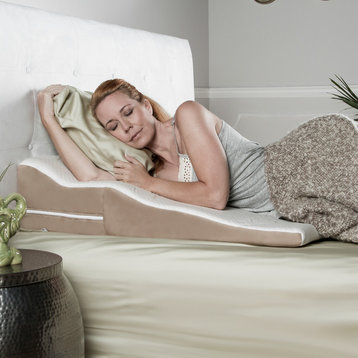 Avana Contoured Bed Wedge Support Pillow for Side Sleepers