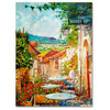 David Lloyd Glover 'Provence Cafe Morning' Canvas Art, 18"x24"