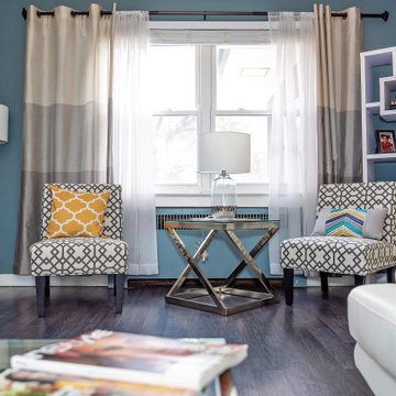 Bowie Living Room – Modern Layered Styling