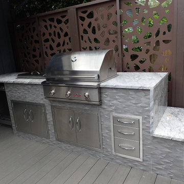 3D Tile Outdoor Kitchen