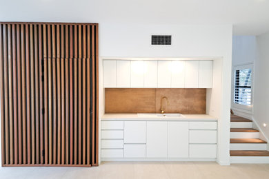 Design ideas for a contemporary home design in Brisbane.