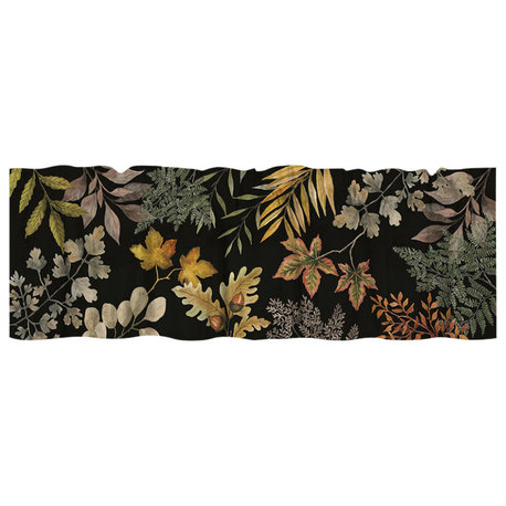 Sophisticated Autumn Window Valance