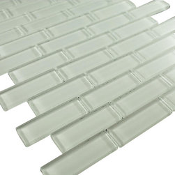1x3 White Glossy Subway Glass Mosaic Tiles - Home Accessories & Decor