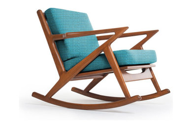 Kennedy Rocking Chair, Lucky Turquoise