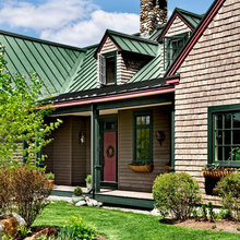 green metal roofs