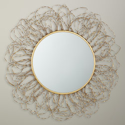 Libra Leaf Seaweed Mirror - Wall Mirrors