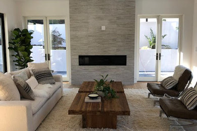 Inspiration for a contemporary living room remodel in San Francisco