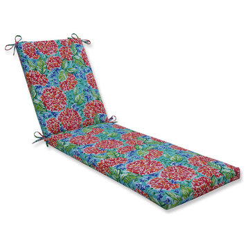 Outdoor/Indoor Garden Blooms Multi Chaise Lounge Cushion 80x23x3