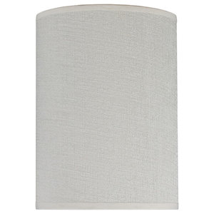 Grey Linen Shade,Softback 4x6x5,Candle Clip Fitter 