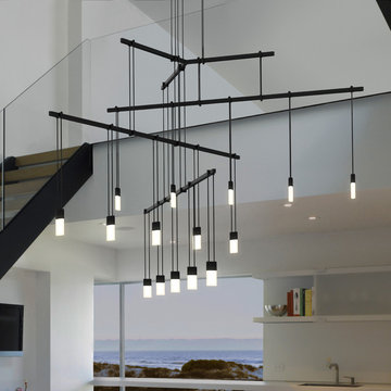 Suspenders™ 36" 4-Tier Tri-Bar in Kitchen