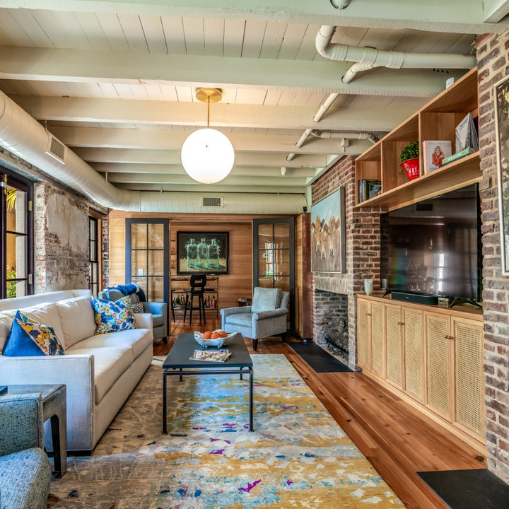 75 Industrial Living Space Ideas You'll Love - March, 2026 | Houzz - Industrial Living Space Photography